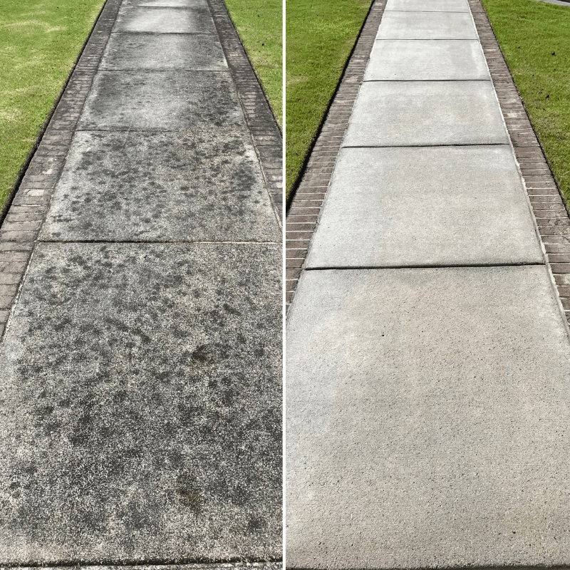 Sidewalk Pressure Washing Wilmington NC